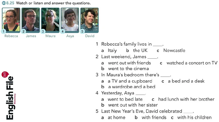 English File elementary 4th edition SB_8.25