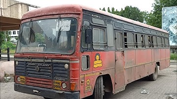 MSRTC Ahmednagar - Wada Lal Pari At Tarakpur Depot Ahmednagar