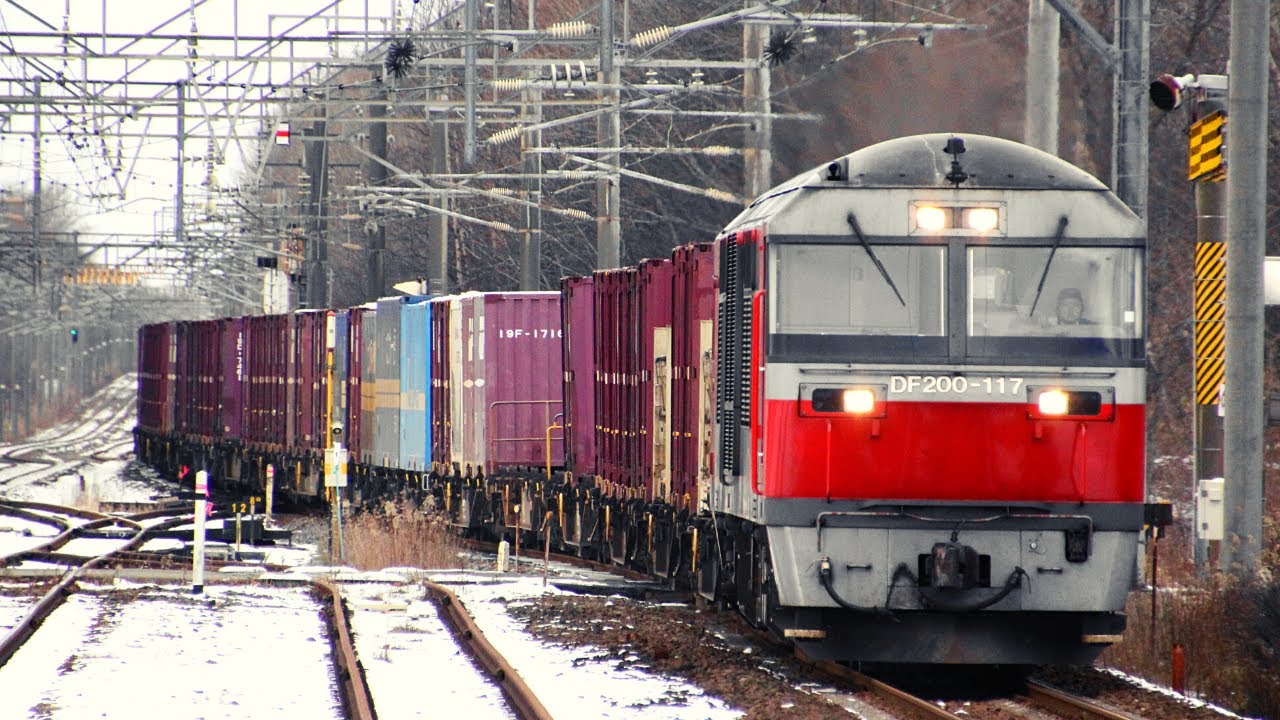 【廃止された美々駅】 普通列車も高速通過!  DF200貨物列車 カシオペア 北斗星他17本2013年11月撮影