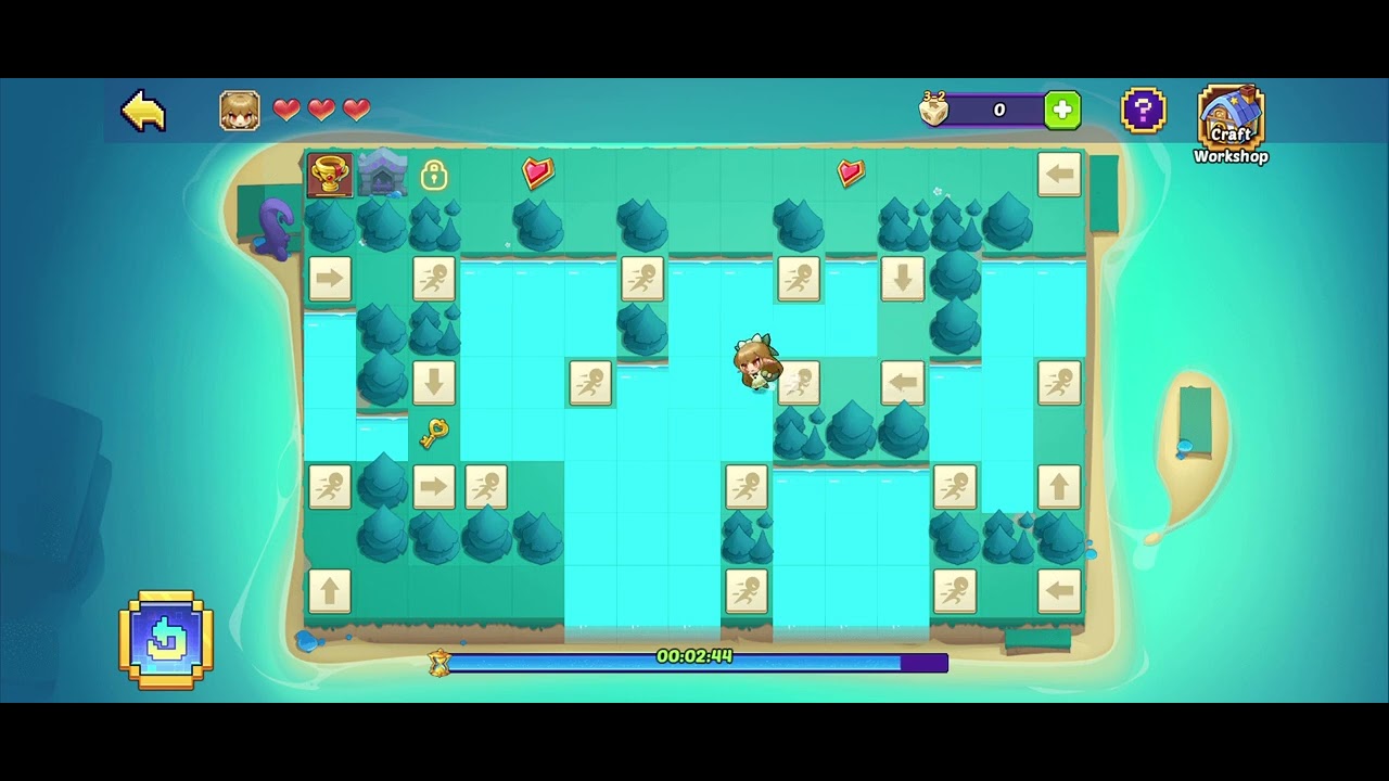 Idle heroes flora's adventure somber forest stage 3 -2，20 cubes