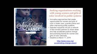 February 2016 Strengthening Families Networking Webinar