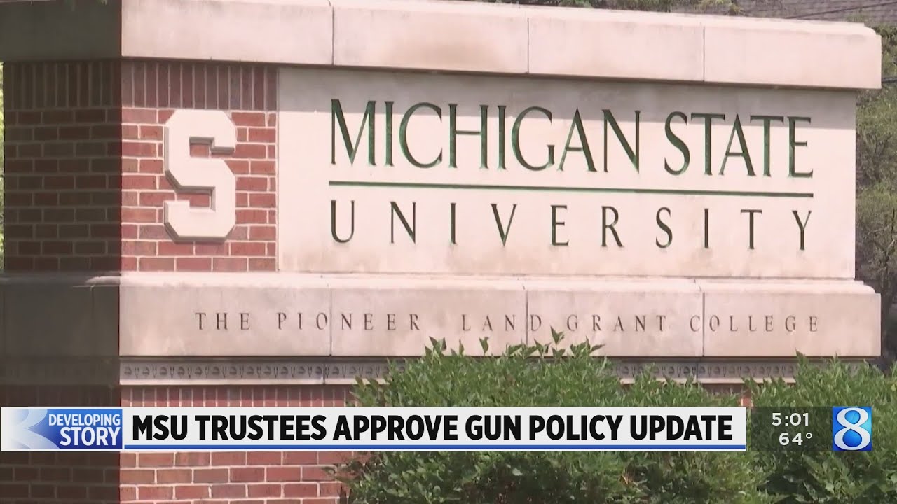 MSU Board of Trustees approves on-campus gun policy update
