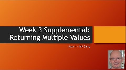 Java1-03supp - Returning Multiple Values from a Function - Demo1