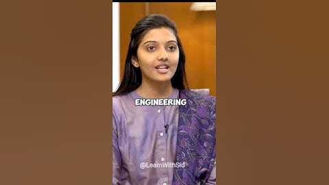 Why did you do engineering ? | UPSC interview