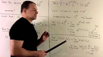 Root Test for Series Sum  (1-1/n^2)^{n^3}