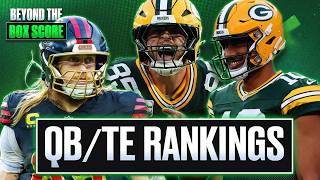 FINAL QB/TE Rankings YOU NEED Before Your Draft Update