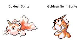 Cursed Gen 1 Pokemon Sprites 2