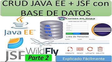 CRUD JAVA EE JSF con Base de Datos. Explicado Fácilmente Parte 2
