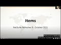 NetSuite Refresher 9 Items - Italiano