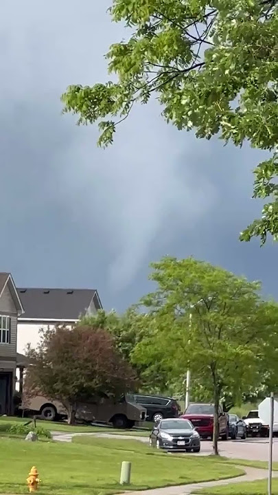 Apparent tornado in Milton, WI Kari Grant