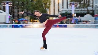 Lexie Gagnon, 'You Can't Stop the Girl' @BEBEREXHA at Bryant Park Winter Village