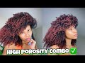 This Wash n' go combo Is HEAVY On The Moisture | High Porosity Approved
