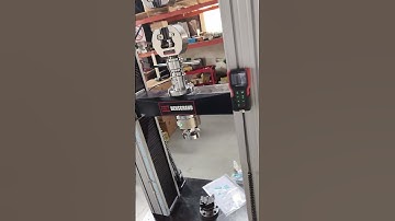 100kN electronic universal testing machine with 50kN 0.5 level sensor #compression #tensile #bending