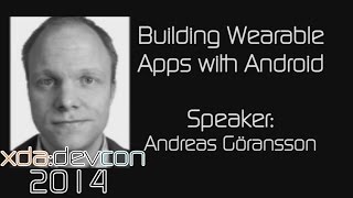 Building Wearable Apps with Android w/ Andreas Göransson from XDA:DevCon 2014 screenshot 5