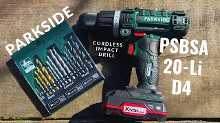 NEW 3 in 1 Parkside HOBBY hammer drill PSBSA 20-Li D4