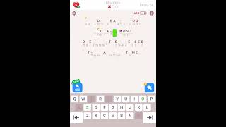 Cryptogram letter level 24