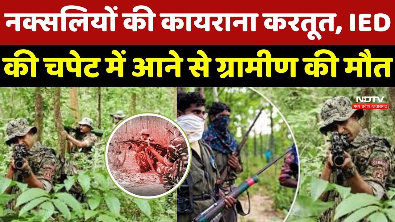 Bijapur Naxalites: नक्सलियों के बिछाए जाल में फंसा ग्रामीण, IED धमाके में हुई मौत | Nanali | CG News