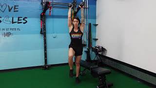 Dumbbell Overhead Marches