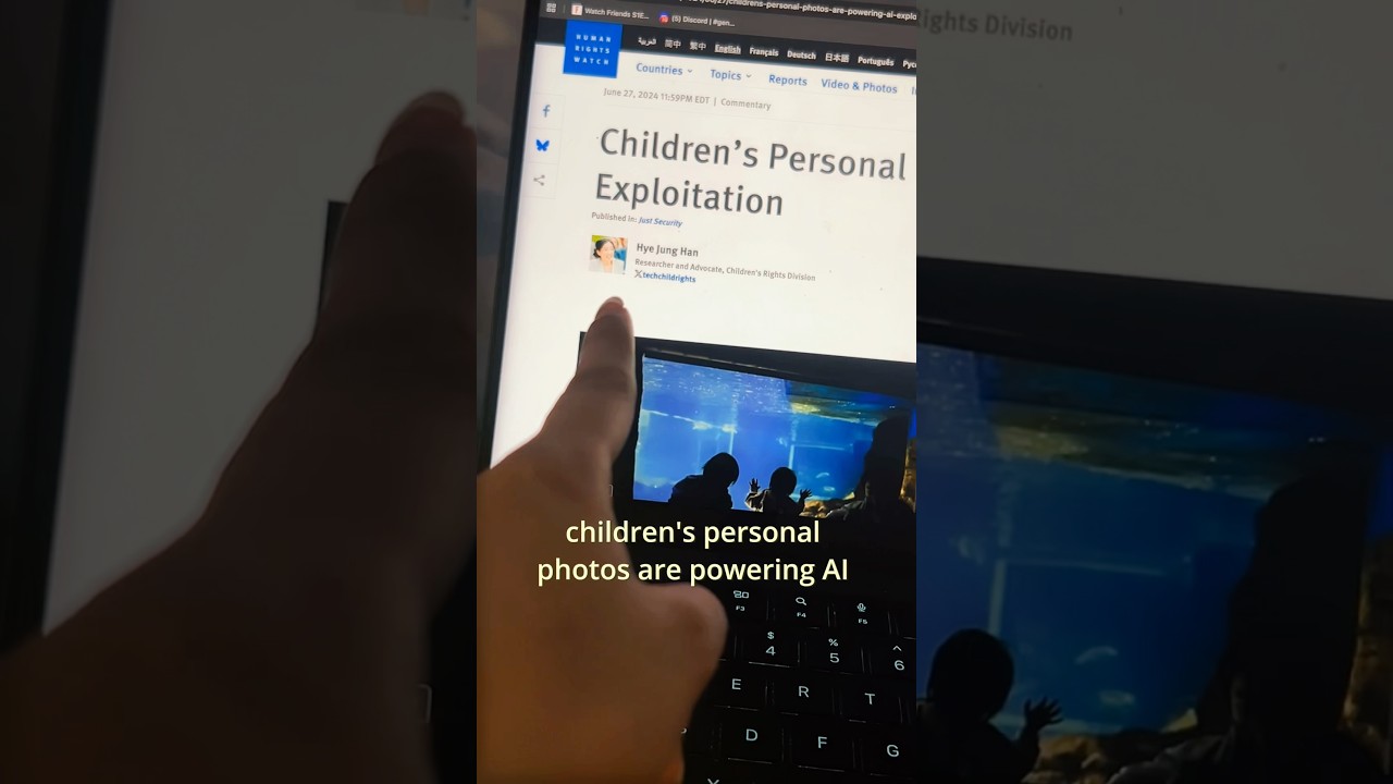 Stop uploading your pictures on AI! 