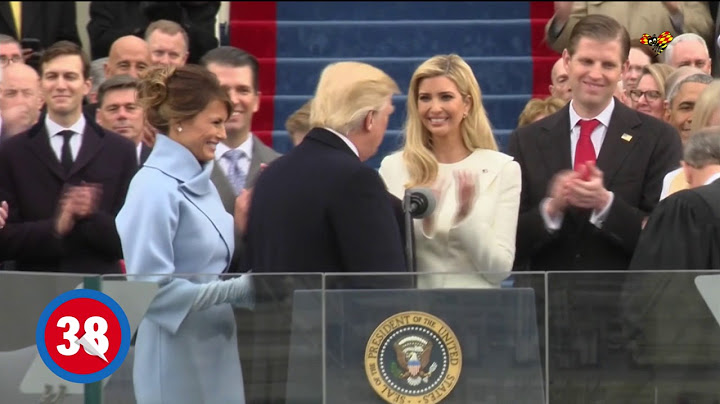 Här blir Trump president - det bästa från insvärningen på 60 sekunder