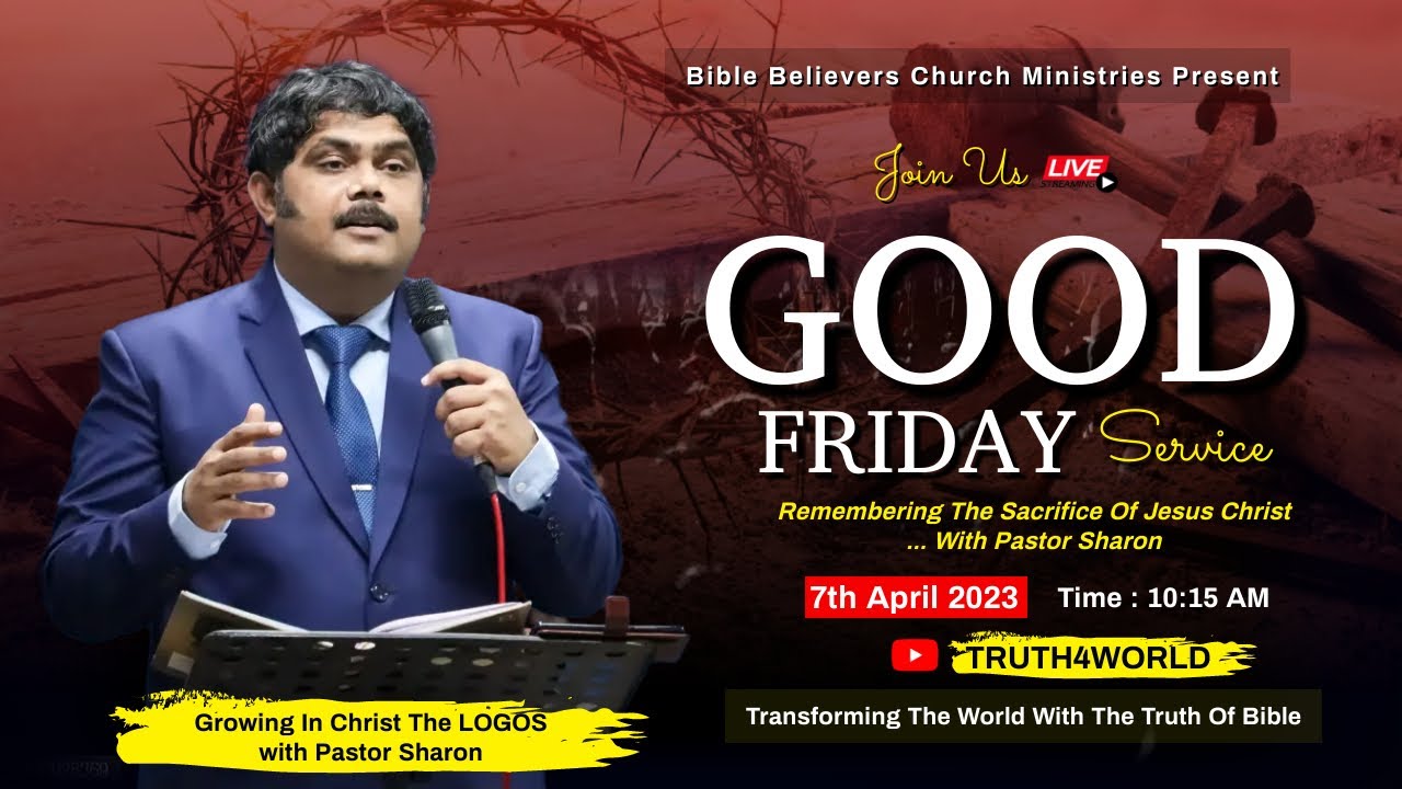 Good Friday Service | Remembering The Sacrifice Of Jesus Christ | 7th April 2023 | Pastor Sharon
