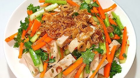 Cách làm GỎI CHẢ LỤA siêu ngon đơn giản tại nhà - Combo Món Ăn