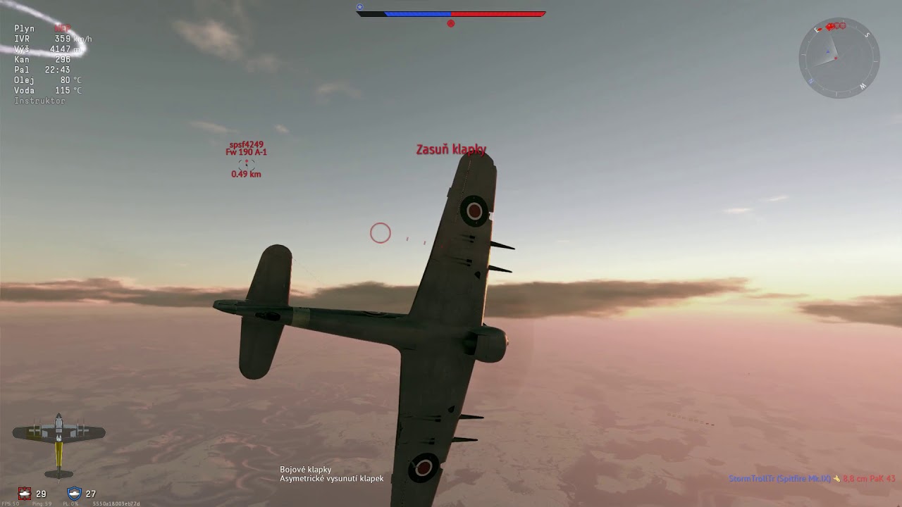 War ThunderCZ- Typhoon Mk.IB late