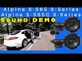 Alpine ss65 sseries 65 and alpine ss65c sseries 65 installed sound demo on ford fusion