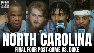 North Carolina & Hubert Davis React to Beating Duke in Coach K's Final Game, National Championship