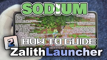 How to use Sodium with Java Minecraft using ZalithLauncher on Android