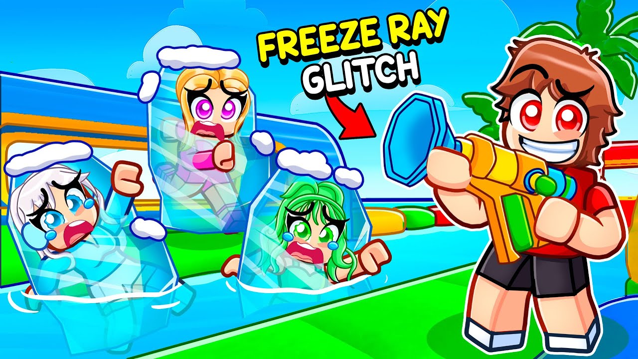 Destroying MY CRAZY FAN GIRLS With Freeze Ray Glitch In Rivals