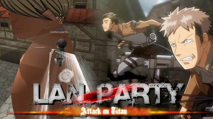 Attack on Titan PVP New Titans! - LAN Party 