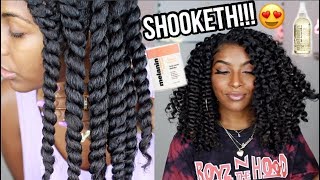 MELANIN HAIRCARE REVIEW & DEMO! | DETAILED TWIST OUT