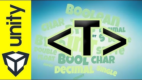 Les méthodes et classes génériques en C# avec Unity