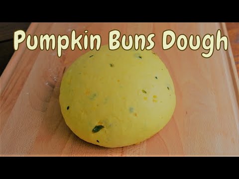 [Veggie Bread Recipe]Making Pumpkin Buns Dough [Gourmet Apron 416]