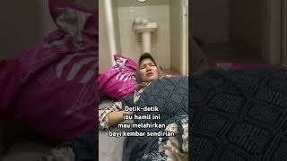 Detik-Detik Ibu Hamil Ini Mau Melahirkan Bayi Kembar Sendirian Di Rumah