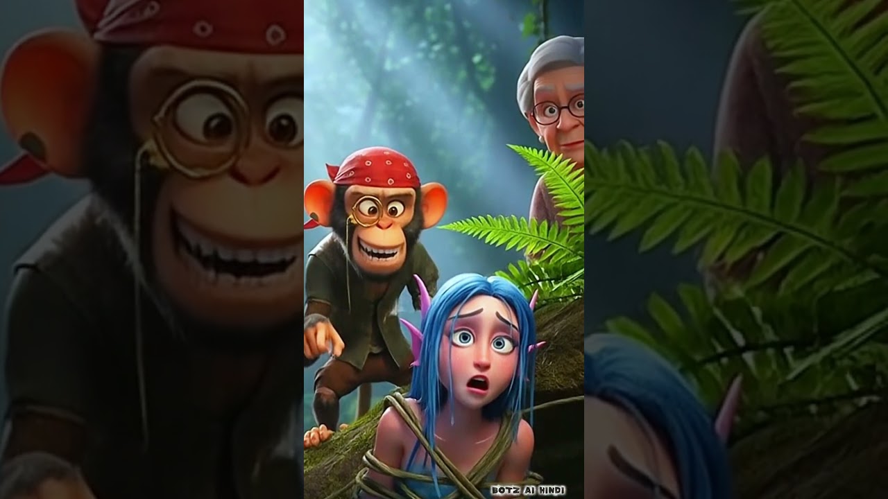 jolpari or dadi ki kahani #shorts #catcartoon #monky #dadijisemulakat #viral