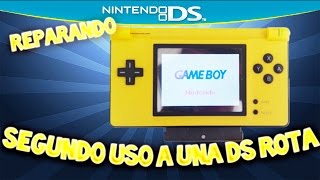 TRANSFORMANDO NINTENDO DS ROTA EN GBA | REUTILIZA