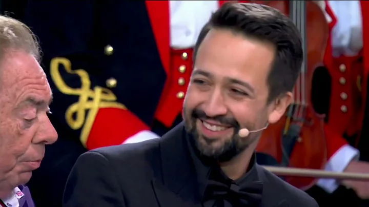 Lin Manuel Miranda & Andrew Lloyd Webber at the Qu...