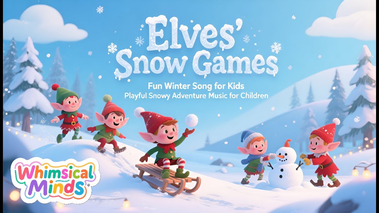 Elves’ Snow Games ❄️ | Fun Winter Song for Kids | Playful Snow Adventure Music for Children