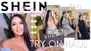 SHEIN FALL TRY ON  HAUL + STYLING 2022 | SIMPLE, WEARABLE FALL OUTFITS ON A BUDGET ! Autumn Shein 🍂