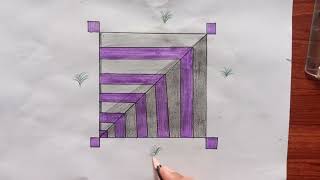 easy optical illusion Hole 3d drawing on paper for beginners