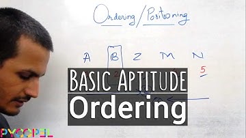 Ordering Theory (Aptitude Test)  Video l Pyoopel.com