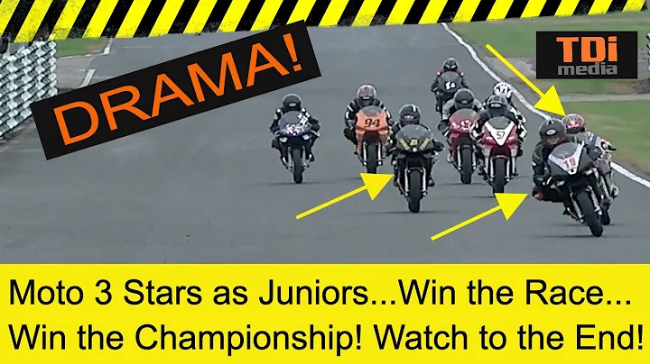 Moto 3 Riders as Kids in DRAMATIC End to Mini GP S...