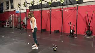 Lateral Burpees over DB