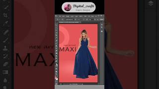 Fancy maxi dress women wear promotion Instagram story #photoshop #graphicdesigning #shorttutorials screenshot 5