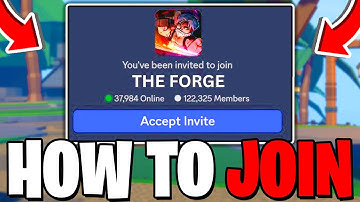How To JOIN THE FORGE DISCORD SERVER In The Forge! Roblox