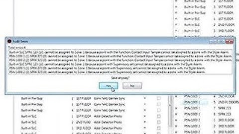 Supervisory Zone Programming Example - PFC 6000