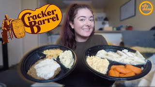 CRACKER BARREL MUKBANG | AFFORDABLE, AMAZING, AMERICAN AF