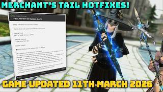 Ffxiv Hotfix Updates 11th March 2026  Bug Fixes U0026 Ester Unlock